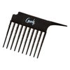 Goody Total Texture Pick Comb - Black - Detangling Hair Comb Great Designed for Creating Maximum Lift and Volume - Durable for Everyday and Professional Use - Tapered Handle