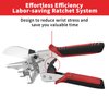 GARTOL Ratchet Miter Shears for Angular Cutting Molding Crafting, Shoe Molding & Quarter Round Cutting Tool Miter Cutter, Adjust at 45-135 Degree Multi-Angle Cutter Hand Tool for Soft Wood, PVC, MDF