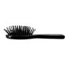 Phillips Brush Luxe Oval Paddle Purse Sized Hair Brush, Sleek Black Color with Gold Accents – 7 inch Detangler Paddle Brush from the Luxe Series by Phillips Brush Co