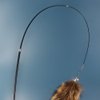 Leadigol Cat Feather Wand Retractable Cat Wand Toy,Cat Teaser Wand Interactive Long Hairy Chew Rod Cat Toy Training Toy Catch Exercise Pet Supplies Playing Toy for Kitten or cat, Brown Feather