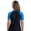 Aqua Design Women's Big Wave Rash Guard UPF 50+ Comfort Fit Swim Rashie Shirt Medium