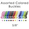 Paracord Planet 5/8 Inch Contoured Side Release Buckle (White Cloud, 50 Pack)