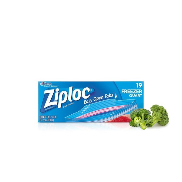 Ziploc Freezer Bags Quart 20 Count boxes