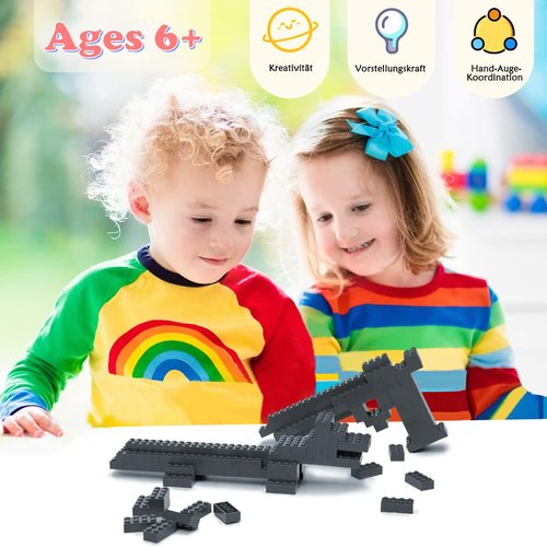 Unirolic Classic Building Bricks, 200 Piece 2x4 Building Blocks STEM Creative Building Toys Compatible with All Major Brands, MOC Building Bricks DIY Play Set for Kids Age 6+(Dark Grey)