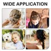 12PCS Small Flower Hair Clips for Women, Gold Flower Hair Claw Clips, Mini Gold Claw Clips for Hair, Tiny Metal Flower Hair Clips, Mini Gold Flower Claw Clips Hair Accessories for Women Girls