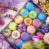 Bath Bombs Gift Set DUAIU 14Pcs Bath Bombs for Women Relaxing, Organic Bath Bombs with Natural Essential Oil, Bath Bombs for Kids, Bath Gift Set for Her/Him, Wife, Girlfriend, Mother, Dad