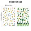 Konsait 700pcs Easter Nail Art Stickers,St. Patrick’s Day Decoration Luck of The Irish Nail Art Stickers Decals, Bunny Shamrock Nail Sticker False Nail Design Self-Adhesive Nail Tips Decorations