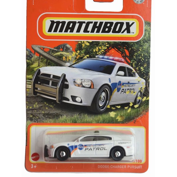 Matchbox Dodge Charger Pursuit, white [KSC Security Patrol] 86/100