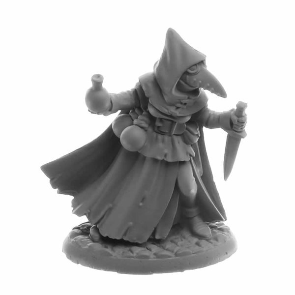Sister Hazel Plague Doctor Miniature 25mm Heroic Scale Figure Dungeon Dwellers Reaper Miniatures