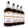 HawaiiPharm Myrrh (Commiphora myrrha) Liquid Extract, Myrrh Herbal Supplement, Made in USA 4x4 fl.oz
