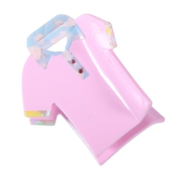Summer Beach Gifts for Women Girls, 3" Sandy Beach Shirt Acrylic Hair Claw Clip Acetate Strong Hold Jaw Clamp for Her Thin Thick Curly Hair, Summer Beach Vacation Outfits Decor Accessories