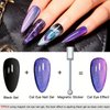 6Pcs Cat Eye Magnet Nail Polish Set, Rainbow Nail Polish Set, Cateye Gel Nail Polish Gift kit, Long Lasting Nail Polish for Women, Liquid Shiny Gel Polish, Bright Color Gel Nail Polish