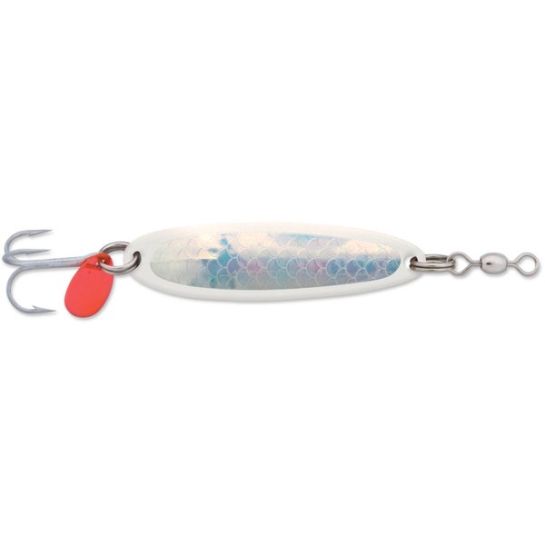 Luhr Jensen 5/8 Krocodile Treble Hook, Pearl/Fishscale (Model: 1003-058-0581)