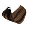 Tape in Hair Extensions Real Human Hair Ombre Natural Black to Honey Blonde Remy Human Hair Extensions 24 Inch 20pcs 50g Tape ins Hair Extensions Straight Seamless Tape in Extensions Full Thick Ends