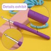 5 mm Crochet Hook, Ergonomic Handle for Arthritic Hands, Extra Long  Knitting Needles for Beginners and Crocheting Yarn (5 mm)