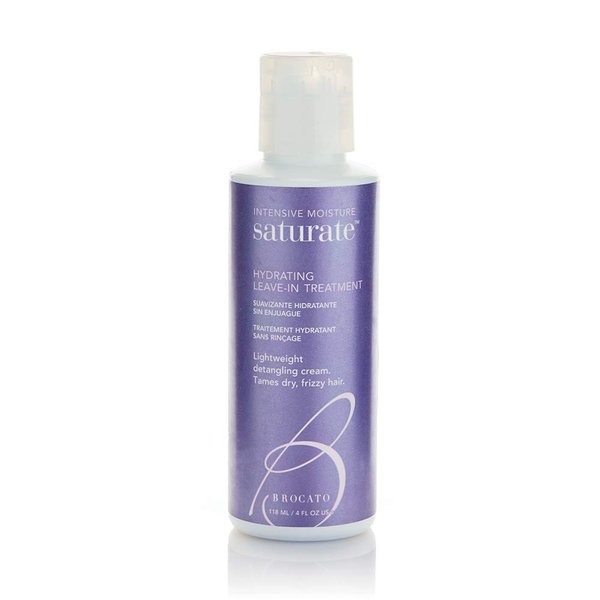 Brocato Saturate Hydrating Leave-In Treatment: Deep Conditioning Leave in Treatment for Dry, Curly, Frizzy and Color Treated Hair - Intense Moisturizing Cream with Aloe Leaf and Keratin - 4 Oz
