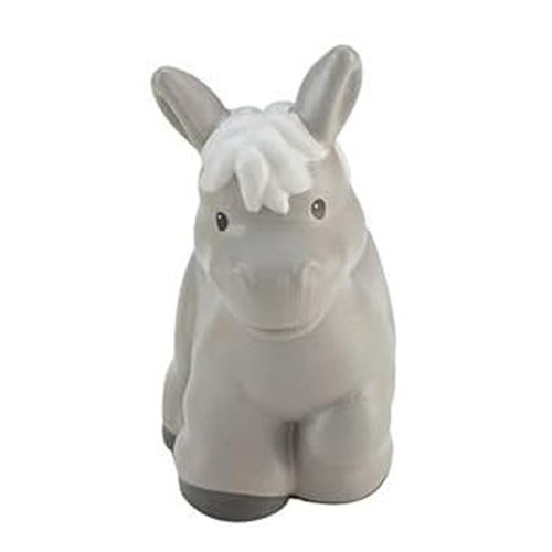 Fisher-Price Mattel Replacement Part Little People Playset - CHD20 ~ Replacement Gray Donkey Figure ~ Works Farm Playset and Other Playsets as Well!