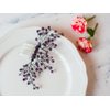 FXmimior Bridal Hair Accessories Hair Comb Violet Wedding Purple Bridesmaid Headwear Branch Comb Bridesmaid Gift Amethyst Beaded Hair Piece Wedding Prom Hair Comb