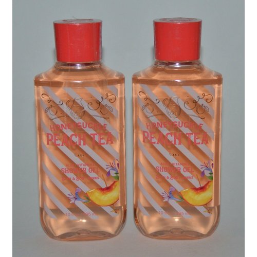 2 Honeysuckle Peach Tea Aloe Vitamin E Shower Gel bath body