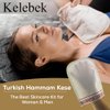 Kelebek Exfoliating Glove for Body 2 PACK - Turkish Hammam Kese - Exfoliating Mitt - Dead & Dry Skin Cleanser - Body Scrub To Have a Soft Skin - The Best Skincare Kit for Women & Men - Exfoliator Tool