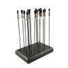 MAY.T Model Painting Alligator Clip Sticks 20PCS with Stand Base 1PCS for Airbrush Hobby Model Parts