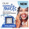 Olay Cleansing Melts + Hyaluronic Face Cleanser, 64 ct. total (2 x 32 ct.), Water-Activated Face Wash Cleans, Tones, and Refreshes Skin