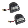 Augeny 2 PCS Full LED License Plate Light Tag Lamp, 6000K White Car Plate Light Replacement Assembly Compatible with Escalade Avalanche Silverado Suburban Tahoe Sierra Yukon