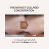 SUNGBOON EDITOR Deep Collagen Overnight Mask 37gx4ea | The real collagen 2,160,000ppb | Facial Hydrogel Masks with low molecular weight collagen for elasticity, firming, and moisturizing