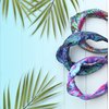 Lilly Pulitzer Colorful Knotted Headband, Wide Satin Headband, Cute Hair Accessories for Women & Girls, Walking on Sunshine