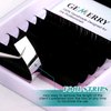 GEMERRY Lash Extension Classic Lash Extensions Individual Lashes 05/07/15/18/20 C/D Curl 8-20mm Volume Lash Extensions Mixed Lengths Professional Supplies for Eyelash Extension(0.20-D-8-14)