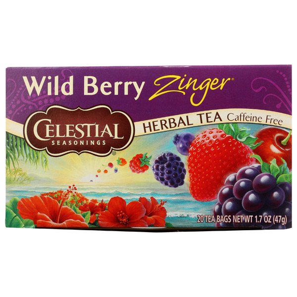 Celestial Seasonings Wild Berry Zinger Tea Bags - 20 ct