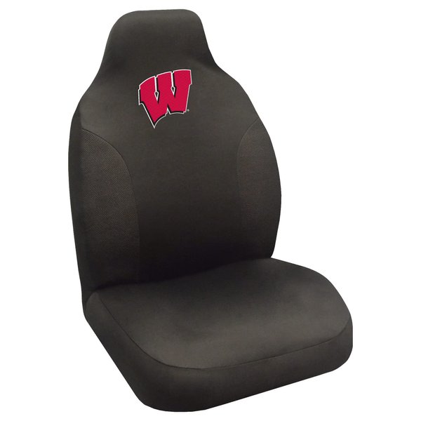 FANMATS 15089 Wisconsin Badgers Embroidered Seat Cover