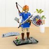 Breath of The Wild Building Block Kit, Game Character Model Toys,Micro Hyrule Building Blocks Set(490Pcs),Unique BOTW Decorations and Building Toys Gifts,Game Fans Gift,2023 New(Link Action Figure)