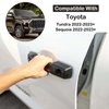 Auto Exterior Door Handle Protective Trim Cover Compatible with Toyota Tundra/Sequoia 2022-2024 Aunginsy Car Front Rear Outside Door Handle Outer Trim Cover Protector Decoration Covers ABS Accessories