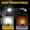 GIVEDOUA 1156 LED RV Bulb, 1003 BA15S 1141 7506 LED Replacement Light Bulbs for 12V RV Car Camper Trailer Interior Indoor Lights Backup light etc, Super Bright 5050 18-SMD 6000K White,（10pcs）