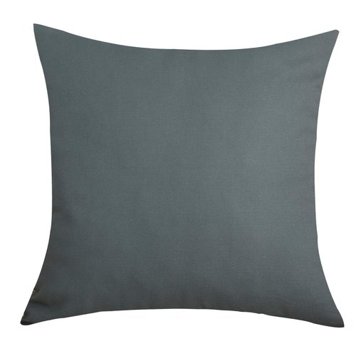 TangDepot Handmade Decorative Solid 100% Cotton Canvas Throw Pillow Covers/Pillow Shams, (22"x22", Steel Grey), 1 Count (Pack of 1)