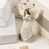 Pavilion Gift Company Elements 82328 Angel Figurine Holding Butterflies, Best Things In Life, 8-Inch , White