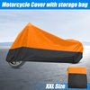 uxcell Motorcycle Cover Rain Dust Protector XXL for Harley Davidson Cruiser Sportster Fatboy Softail Dyna Super Glide