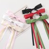 12 PCS Hair Bows for Women, Hair Ribbon hair bows with Long Tail,6 Color Cute hair bow clips Hair Barrettes for Women Accessories
