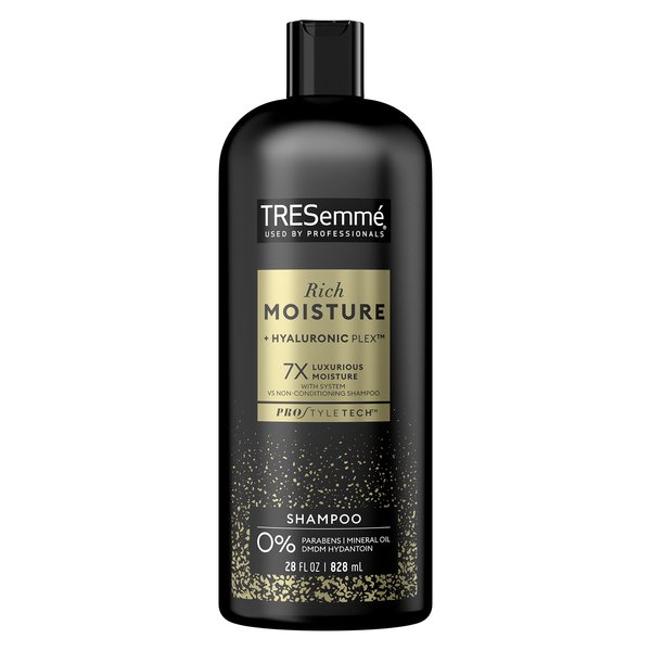 TRESemmé Rich Moisture Hydrating Shampoo for Dry Hair Formulated With Pro Style Technology 28 oz
