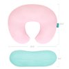 Biloban Nursing Pillow Cover 2 Pack Fit Boppy Nursing Pillow Breathable & Skin-Friendly Nursing Pillow Slipcovers for Breastfeeding Mom Comfortable & Machine Washable Nursing Pillow Covers