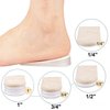 Adjustable Orthopedic Heel Lift Inserts, 1/4" to 1" Gel Heel Pads, Height Increase Insole for Leg Length Discrepancies, Heel Spurs, Heel Pain, Sports Injuries, and Achille tendonitis (4 Layers), Small