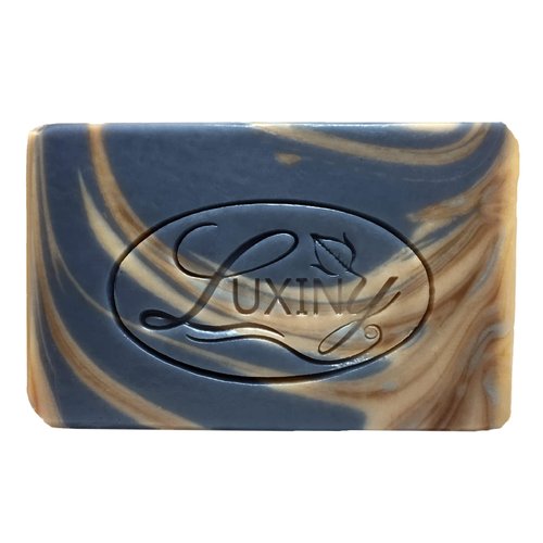 Luxiny Men’s Soap Bar, Natural Bar Soap Walk in the Woods with Cedarwood Peppermint & Fir Oil is Handmade Body Soap Bar Palm Oil Free, Moisturizing, Vegan Castile Soap with Essential Oils (Single)