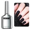 Vishine Matte Gel Top Coat, 16ml Gel No Wipe Matte Top Coat Soak Off Nail Lamp Gel Nail Polish Matte Finish Long-lasting for Nail Art DIY Home Nail Salon