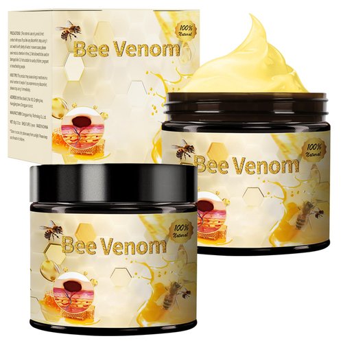 Bee Venom Cream, New Bee Venom Cream, Professional Bee Venom Repair Cream, Natural Skin Moisturizer,Bee Venom for All Skin Types (2PCS)