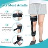 Leg Lifter for After Knee Surgery Thigh Lifter Strap Hip Replacement Recovery Aids Kit Stroke Rehab Bed Bed Pull Up Assist Band Wheelchair Transfer Equipment for Elderly, Handicap (L Size/One Piece)