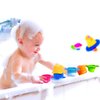 Extasticks Baby Bath Toy - Beach Stacking Cups for Boys and Girls - Bath Tub Toys for Toddlers and Kids - 8 pcs