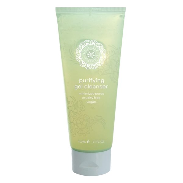 Honeybee Gardens Purifying Gel Cleanser, 5.1 fl. oz. | Certified Vegan & Cruelty Free | For All Skin Types