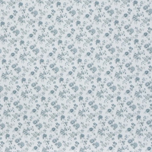 iLAND Originality Dollhouse Wallpaper 39 * 17 inch, Dollhouse Accessories on 1:12 Scale or 1:6 Scale (Blue Rose)
