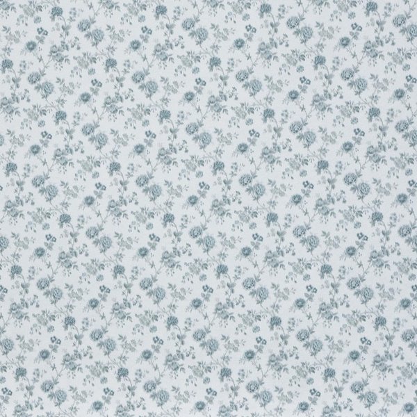 iLAND Originality Dollhouse Wallpaper 39 * 17 inch, Dollhouse Accessories on 1:12 Scale or 1:6 Scale (Blue Rose)